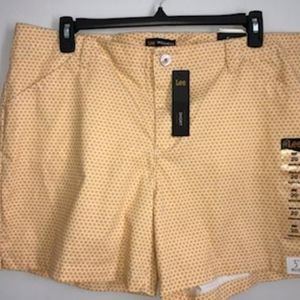 Yellow and white shorts